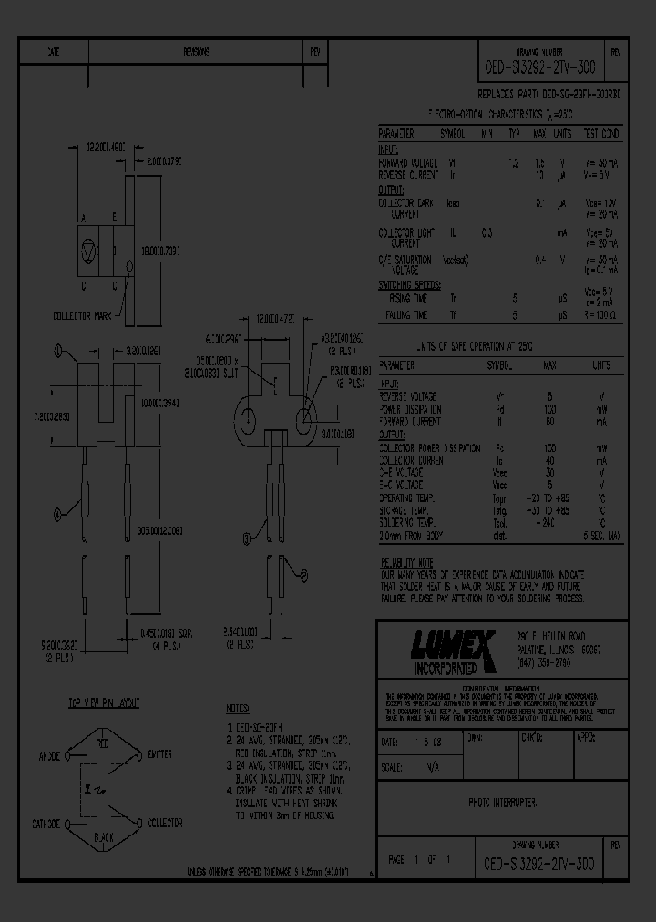 OED-SI3292-2TV-300_3808975.PDF Datasheet
