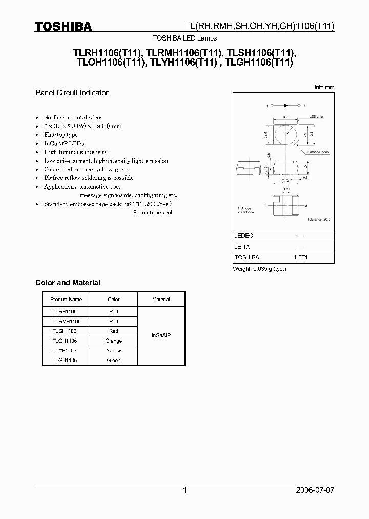 TLOH1106T11_3810431.PDF Datasheet