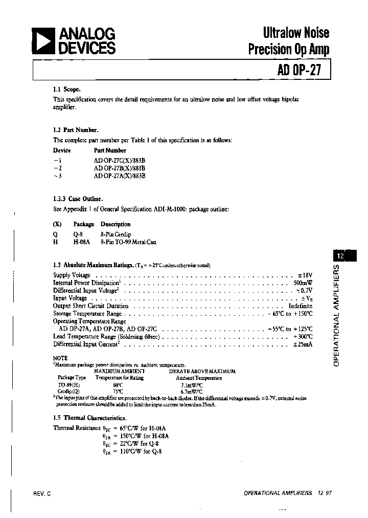 ADOP-27BH883B_3813552.PDF Datasheet