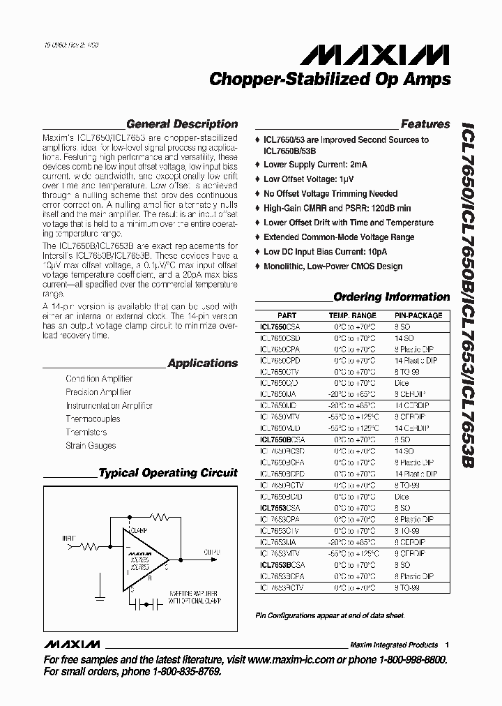 ICL7650BCSD-T_3813642.PDF Datasheet