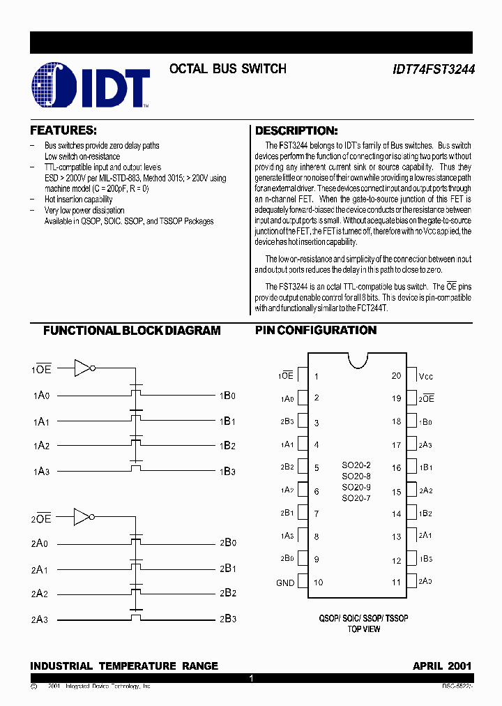 IDT74FST3244SO8_3813712.PDF Datasheet