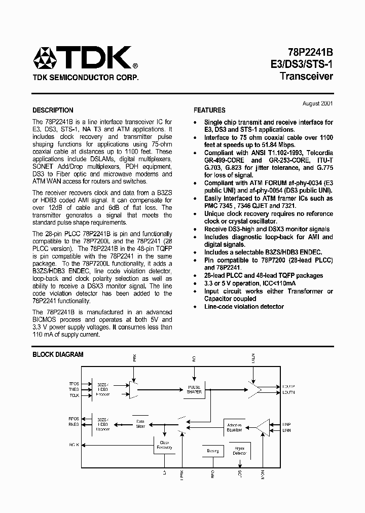 78P2241B_3813725.PDF Datasheet