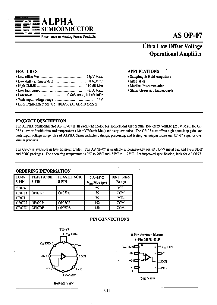 ASOP-07AJ_3814802.PDF Datasheet