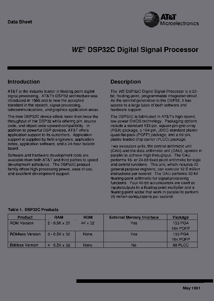 WEDSP32C-100FLROM-VER_3814847.PDF Datasheet