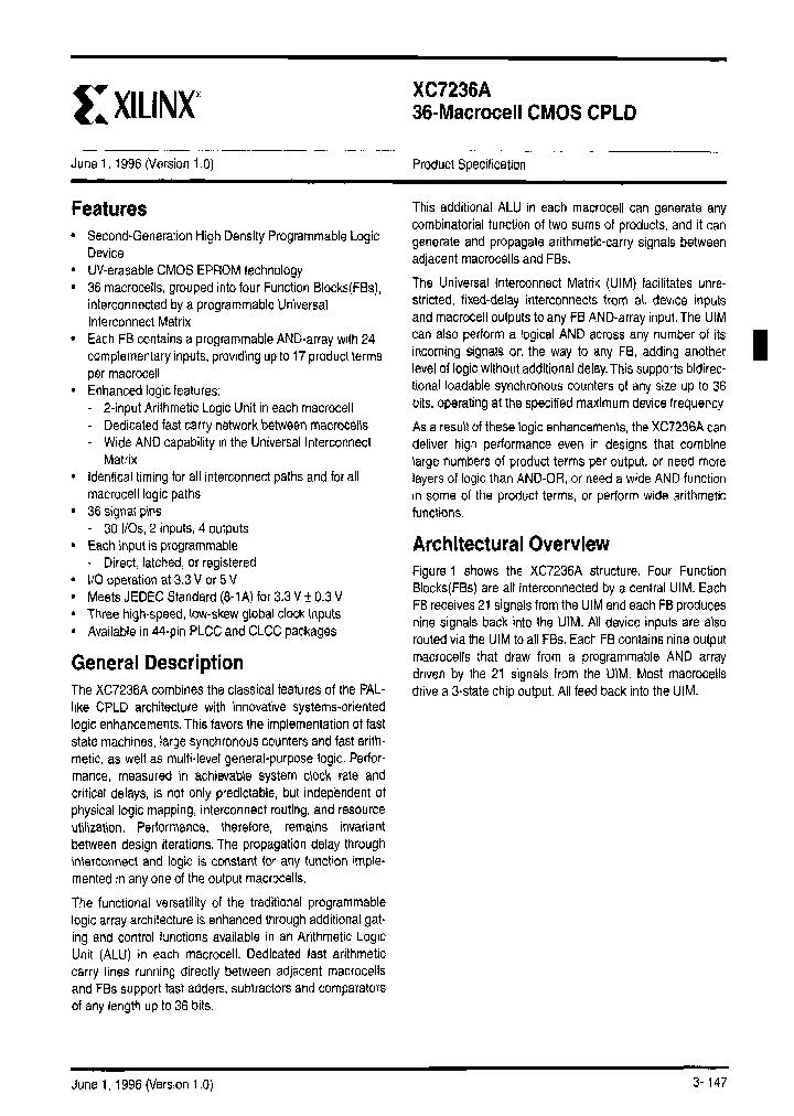 XC7236A-16PC44I_3815811.PDF Datasheet