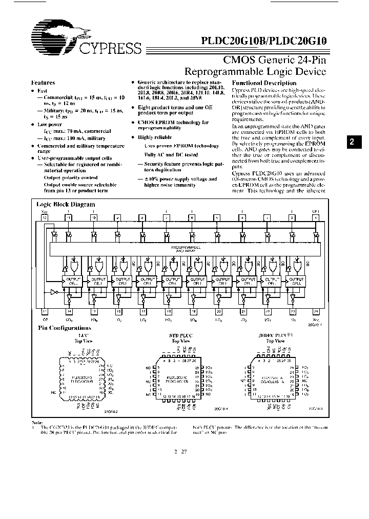 CG7C323B-A15JC_3816133.PDF Datasheet