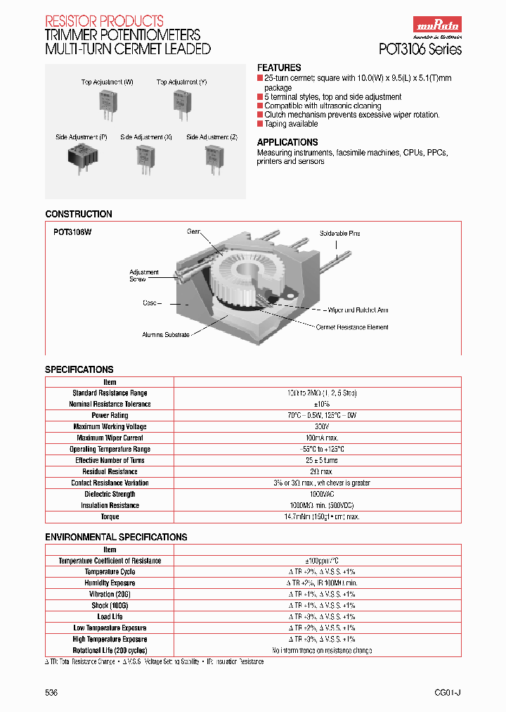 POT3106Z-1-100_3816363.PDF Datasheet