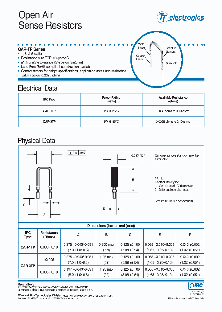 OAR-TP1_3816395.PDF Datasheet