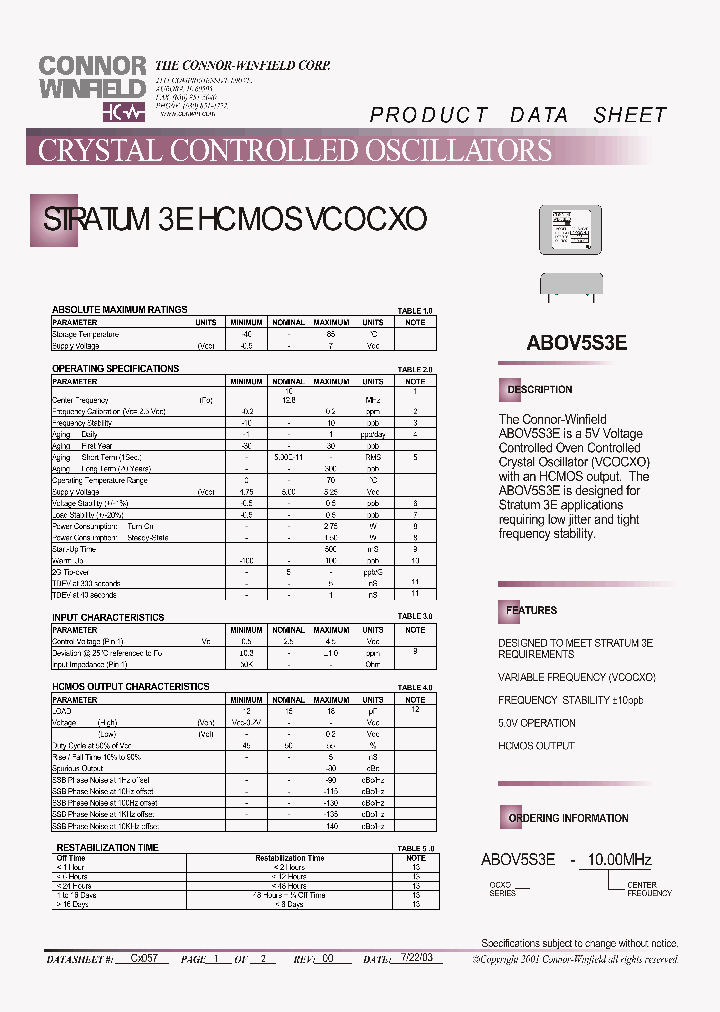 ABOV5S3E-1280MHZ_3817605.PDF Datasheet