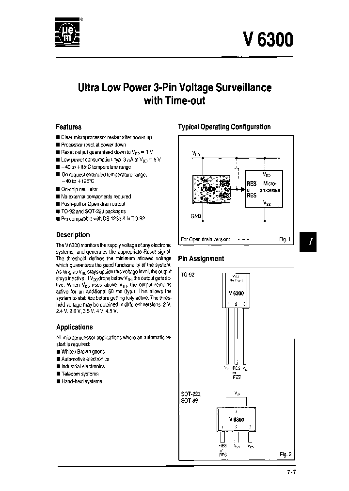 V6300ASOT-89_3817886.PDF Datasheet