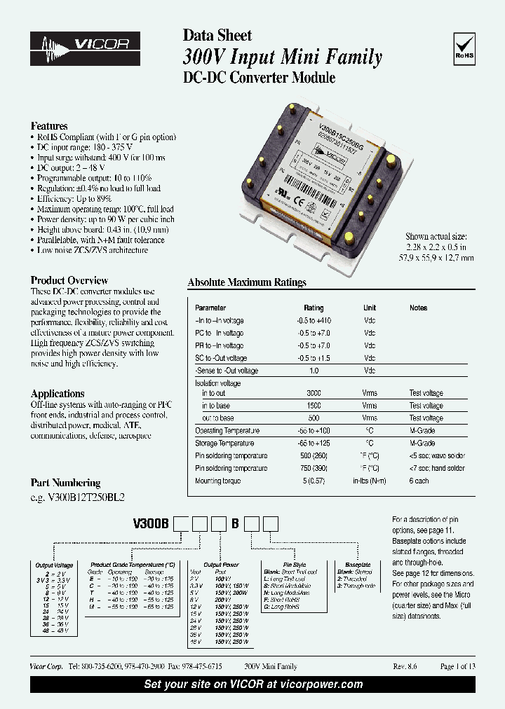 V300B5H150B_3817970.PDF Datasheet