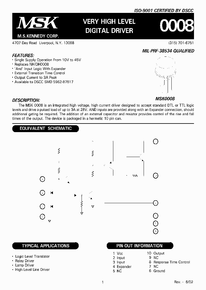 MSK0008_3818027.PDF Datasheet
