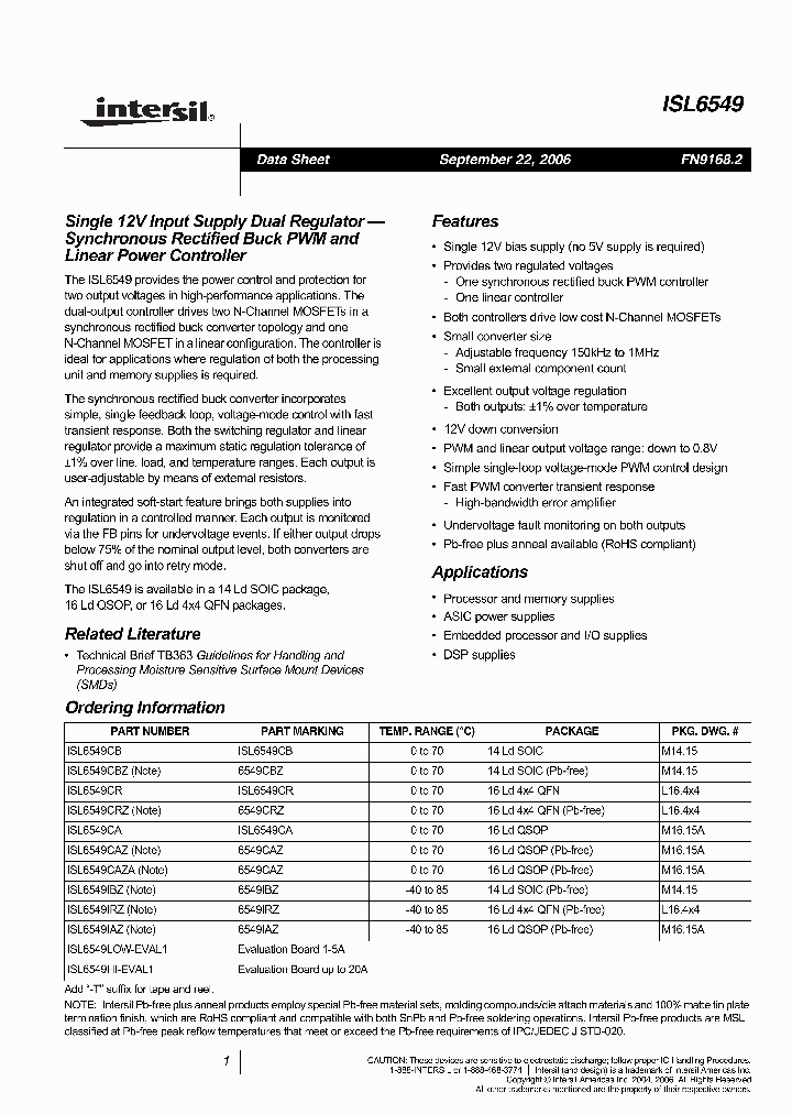 ISL6549LOW-EVAL1_3818029.PDF Datasheet