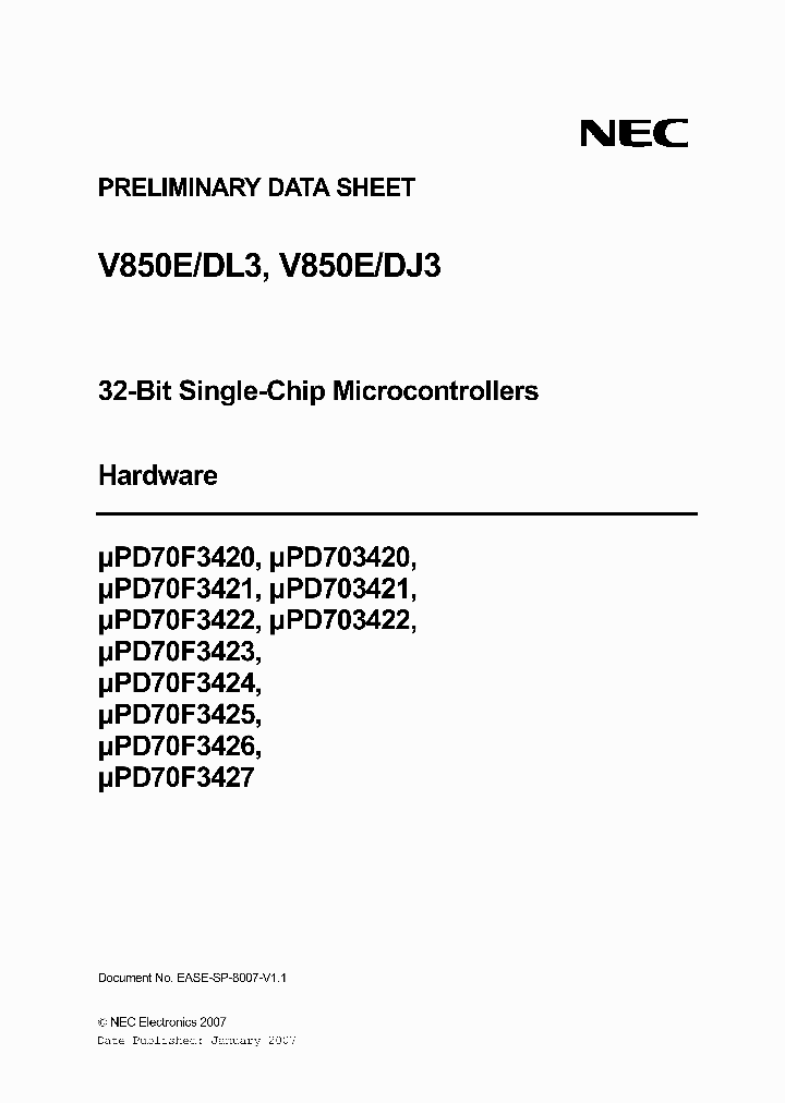 UPD70F3423GJ_3818295.PDF Datasheet