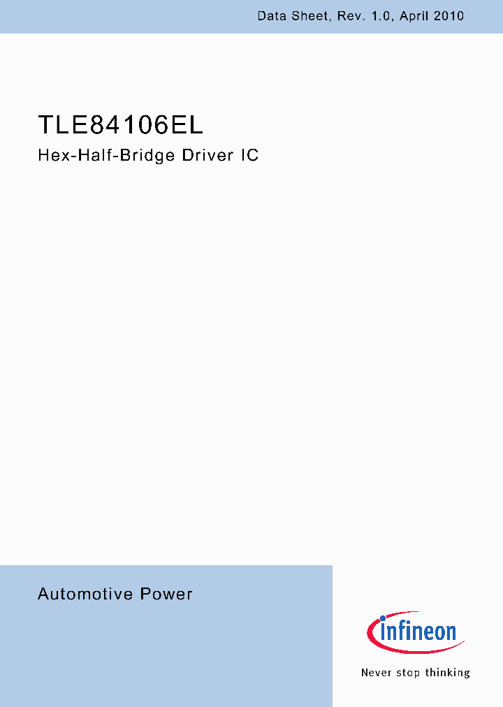 TLE84106EL_3818413.PDF Datasheet