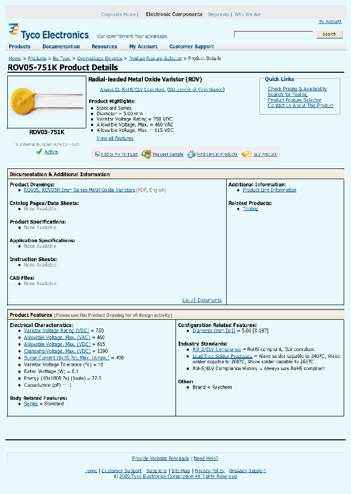 ROV05-751K_3818868.PDF Datasheet