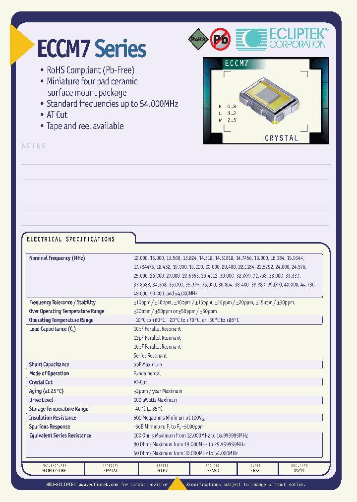 ECCM7PA10-221184MTR_3819317.PDF Datasheet