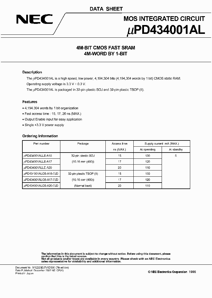 UPD434001ALG5-A20-7JD_3819768.PDF Datasheet