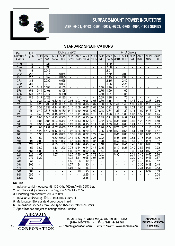 ASPI-0403C-1R0M_3822043.PDF Datasheet