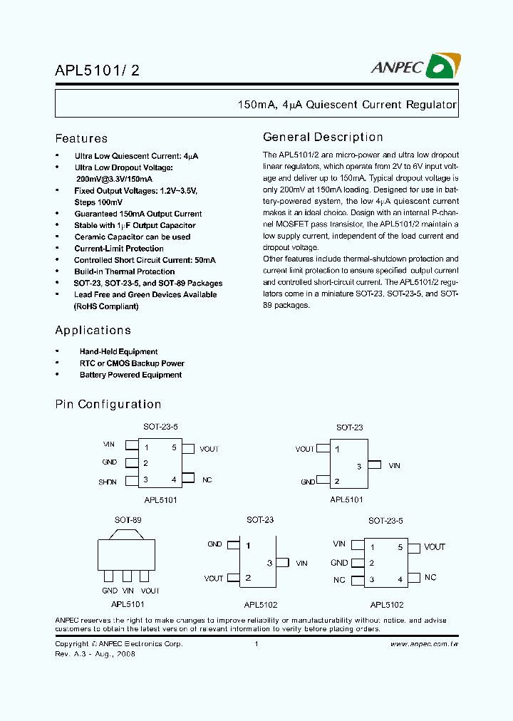 APL5101-32AI-TRL_3822640.PDF Datasheet