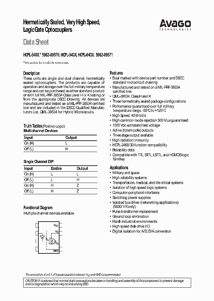 HCPL-540K300_3823682.PDF Datasheet