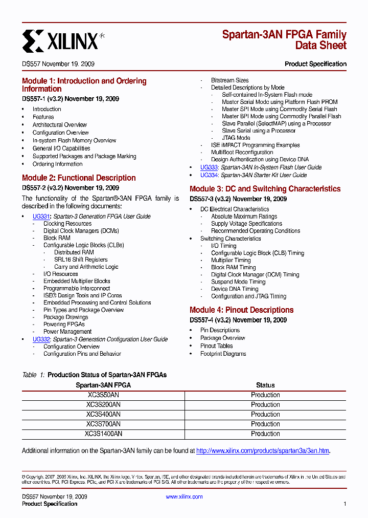 XC3S400AN-4FG484C_3824959.PDF Datasheet