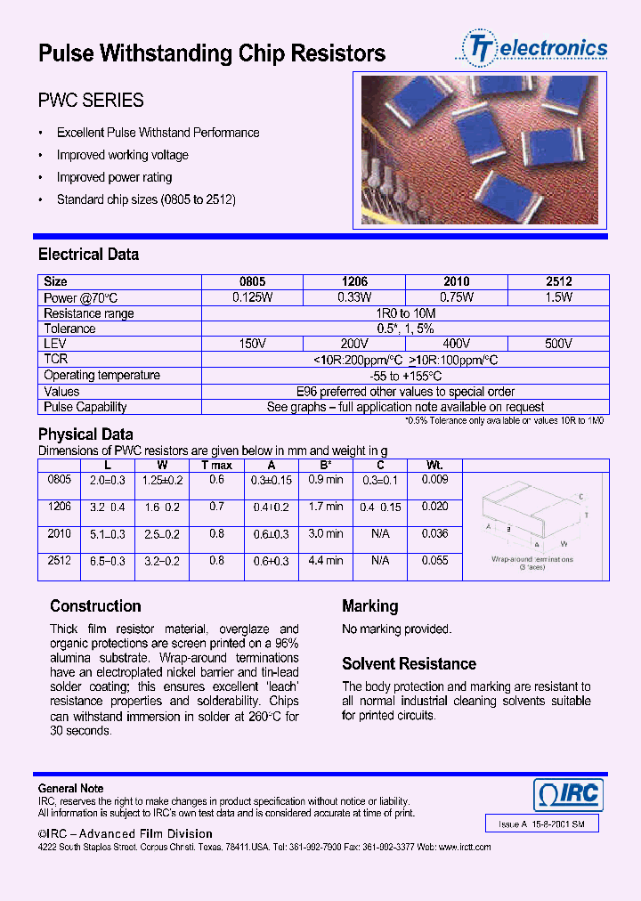 PWC0805-332J_3824405.PDF Datasheet