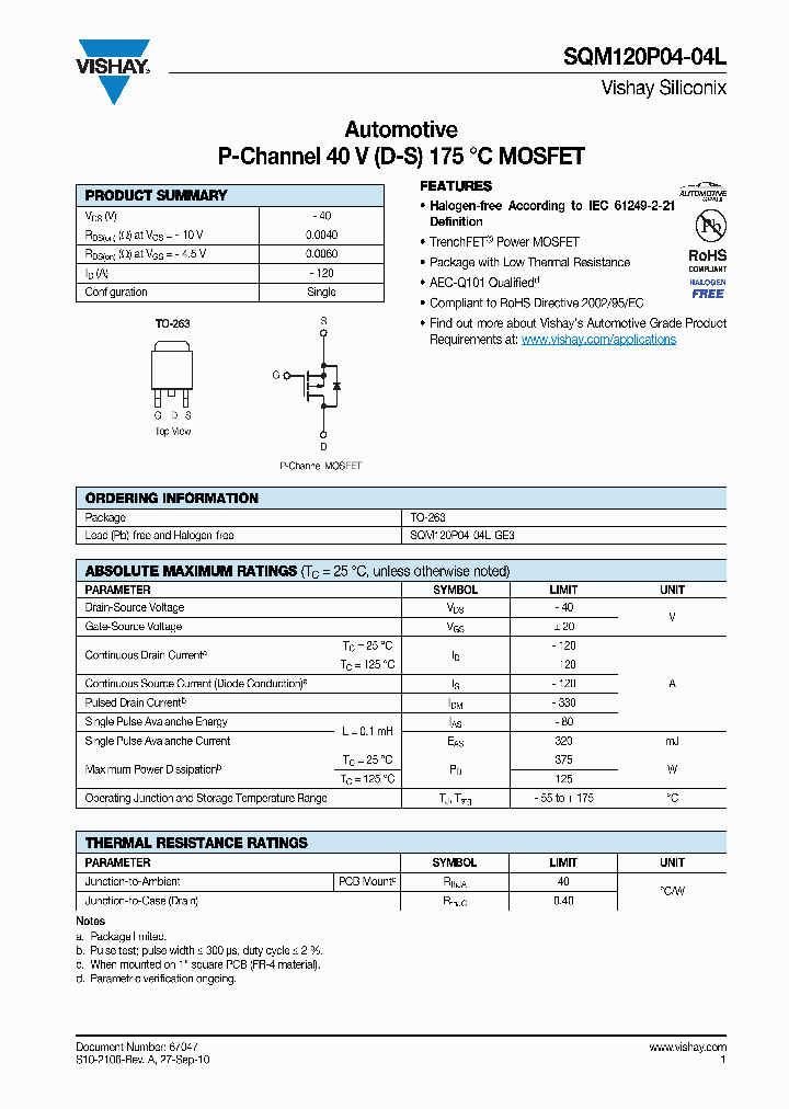 SQM120P04-04L-GE3_3826566.PDF Datasheet