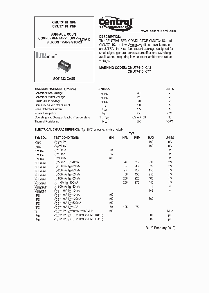 CMUT3410_4061026.PDF Datasheet