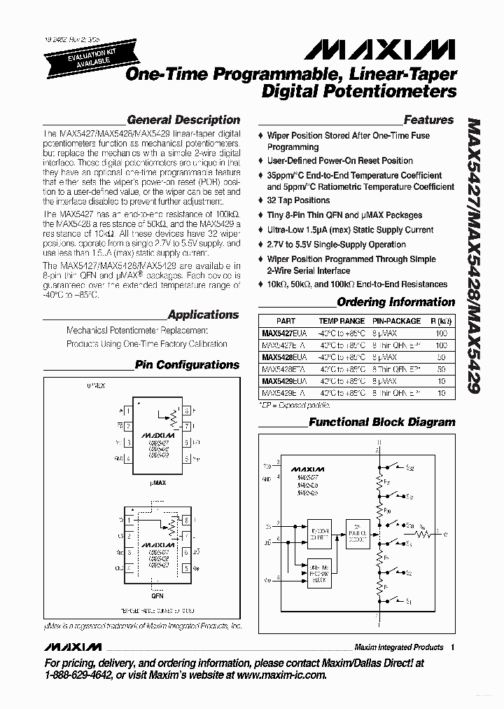MAX5427_4061242.PDF Datasheet