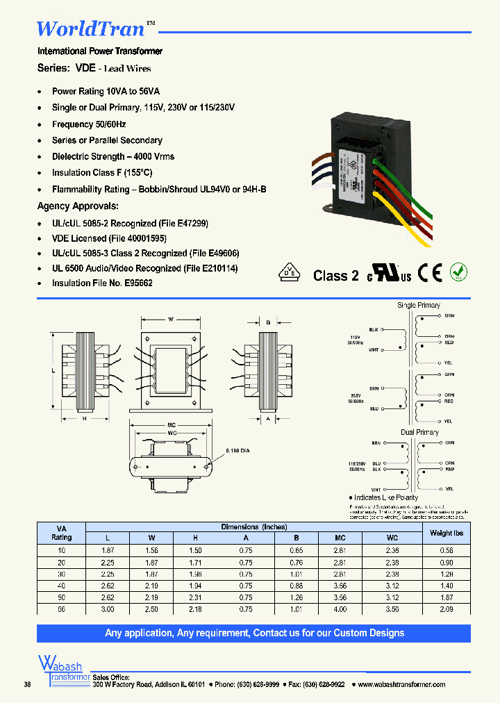 VDE-56L-10_4076570.PDF Datasheet