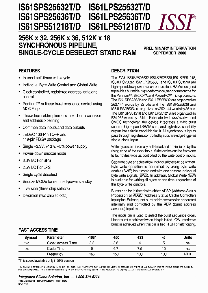 IS61SPS25636T-166TQ_3826915.PDF Datasheet
