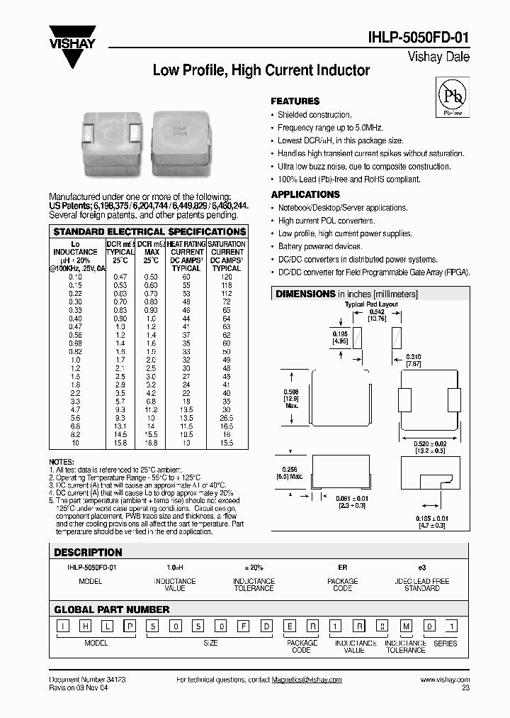 IHLP-5050FD-0133-20ERE3_3824902.PDF Datasheet