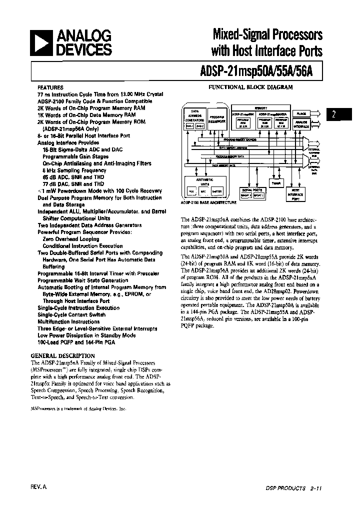 ADSP-21MSP50AKG-52_3828410.PDF Datasheet
