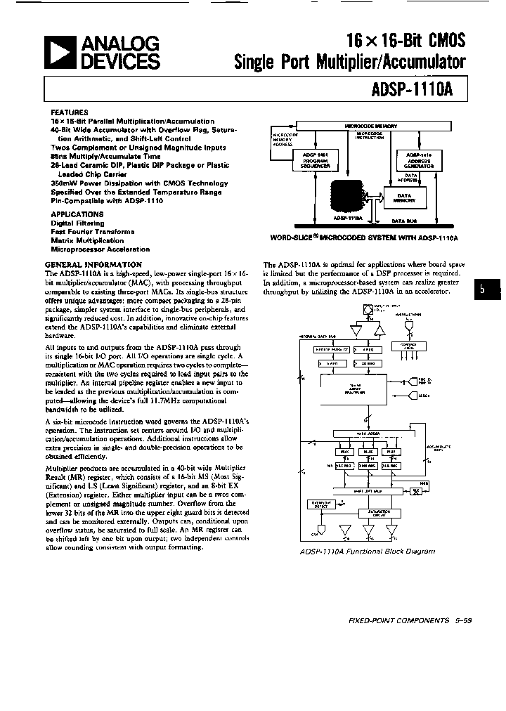 ADSP-1110AKP_3828408.PDF Datasheet