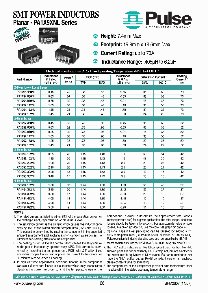 PA1294910NLT_3828805.PDF Datasheet