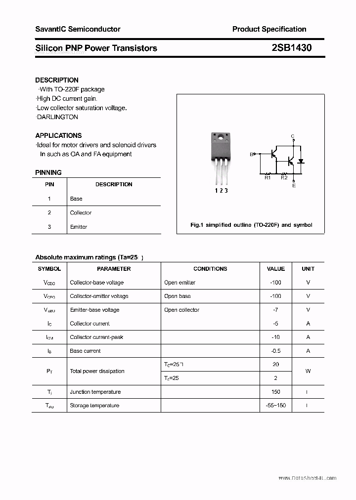 2SB1430_4083361.PDF Datasheet