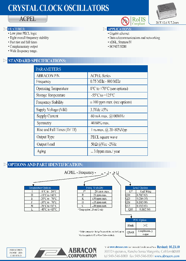 ACPEL-FREQ-QBAR-Q15_3831595.PDF Datasheet