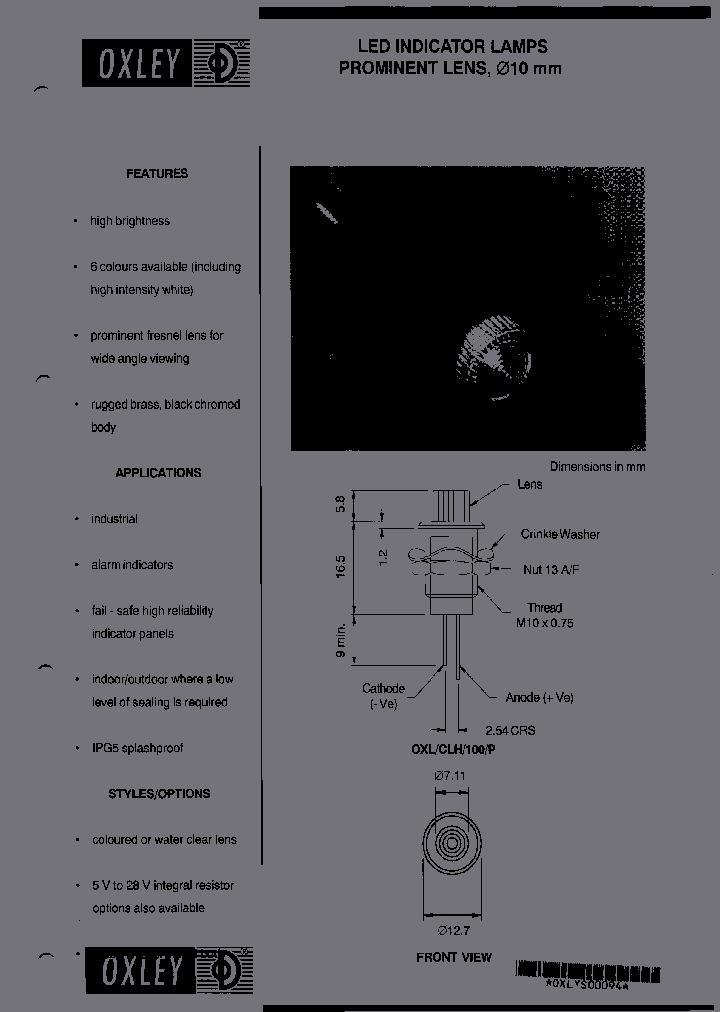 OXLCLH100-NPLPCLHYELLOW_3831848.PDF Datasheet