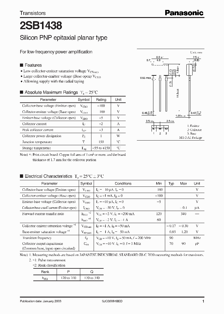 2SB1438_4083488.PDF Datasheet