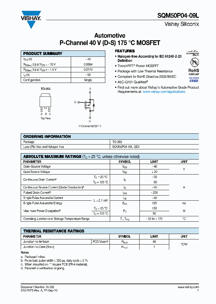 SQM50P04-09L-GE3_3828616.PDF Datasheet