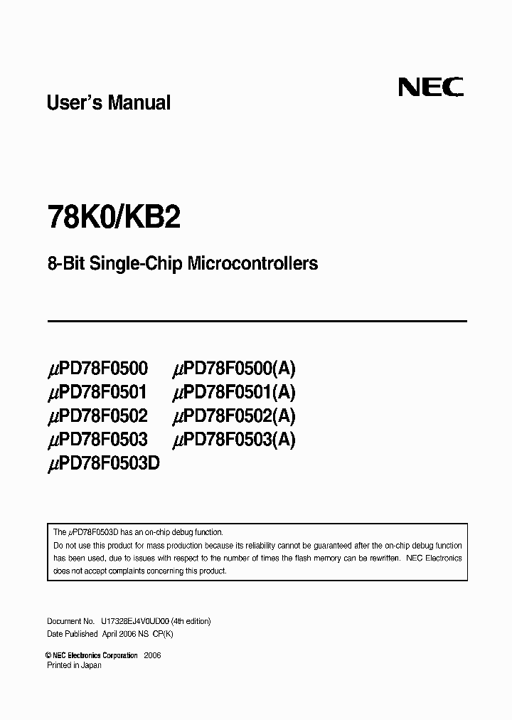UPD78F0500MCA-CAB-AX_3829123.PDF Datasheet