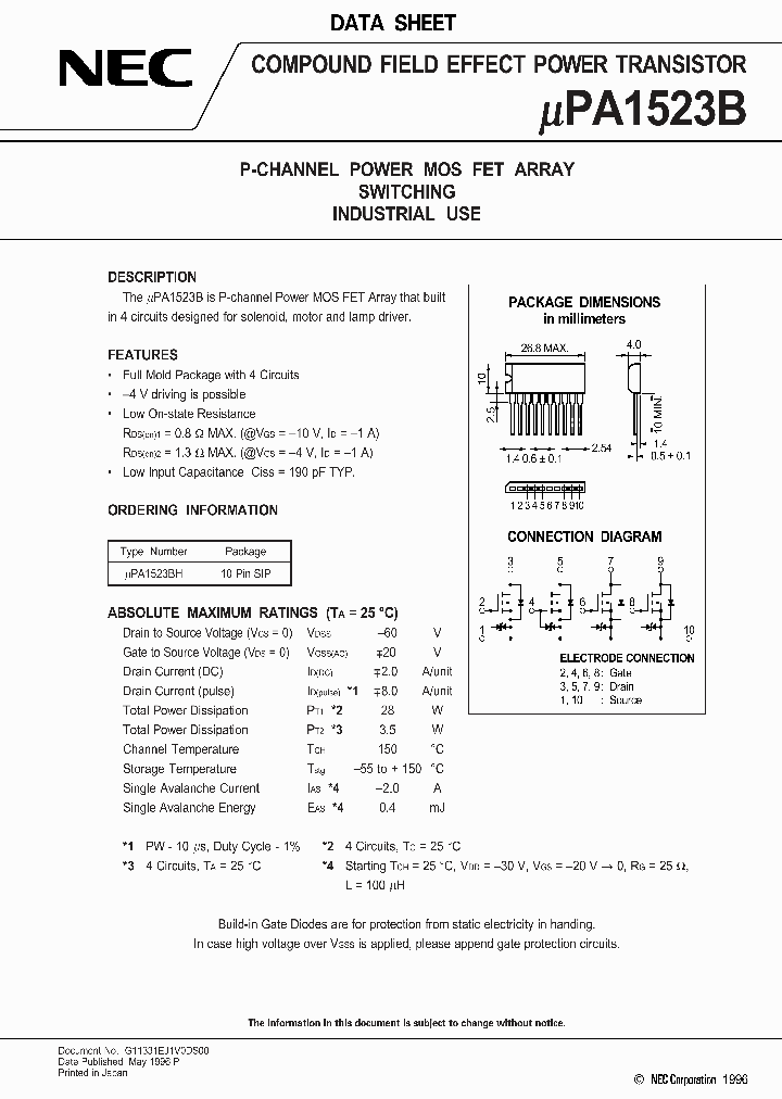UPA1523BH-AZ_3830529.PDF Datasheet
