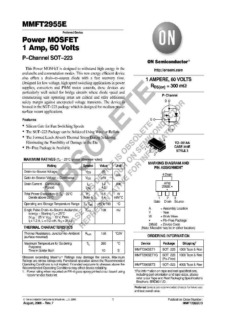 MMFT2955ET1_3832062.PDF Datasheet