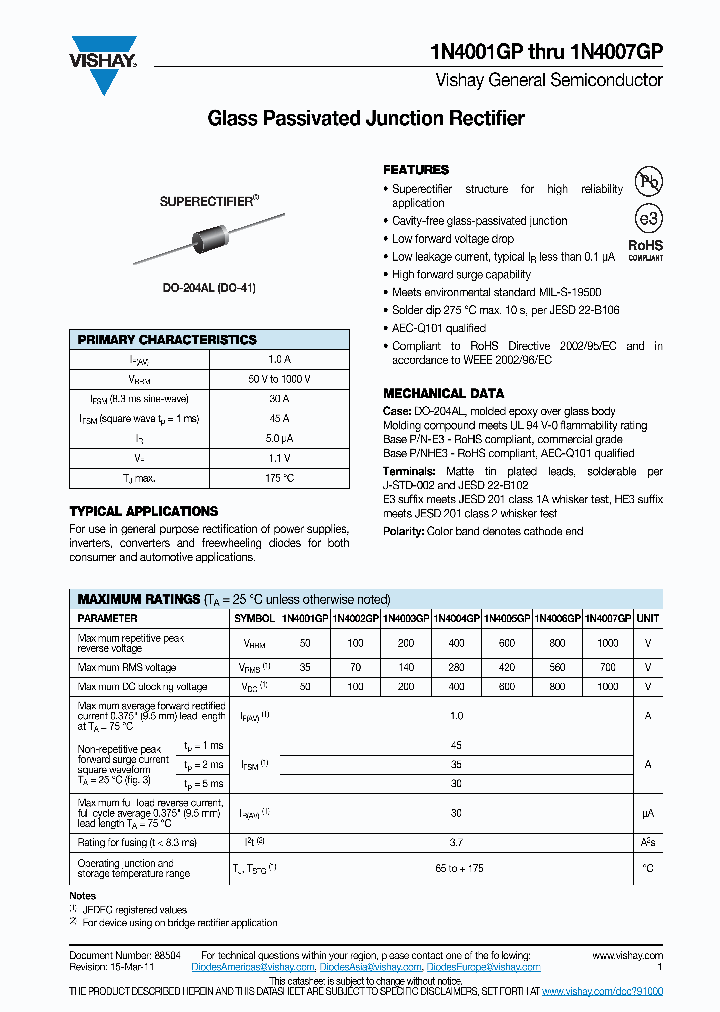 1N4007GP-HE354_3833019.PDF Datasheet