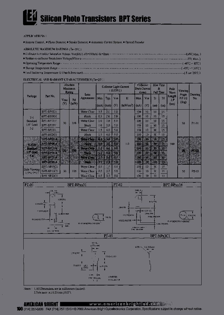 BPT-BP0914_3830122.PDF Datasheet