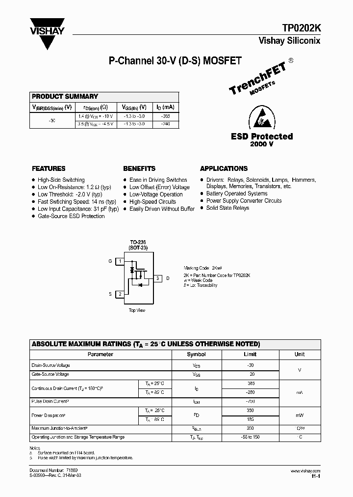 TP0202K-E3_3832325.PDF Datasheet