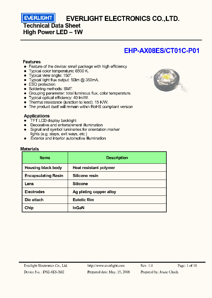 EHP-AX08ESCT01C-P01_3832786.PDF Datasheet