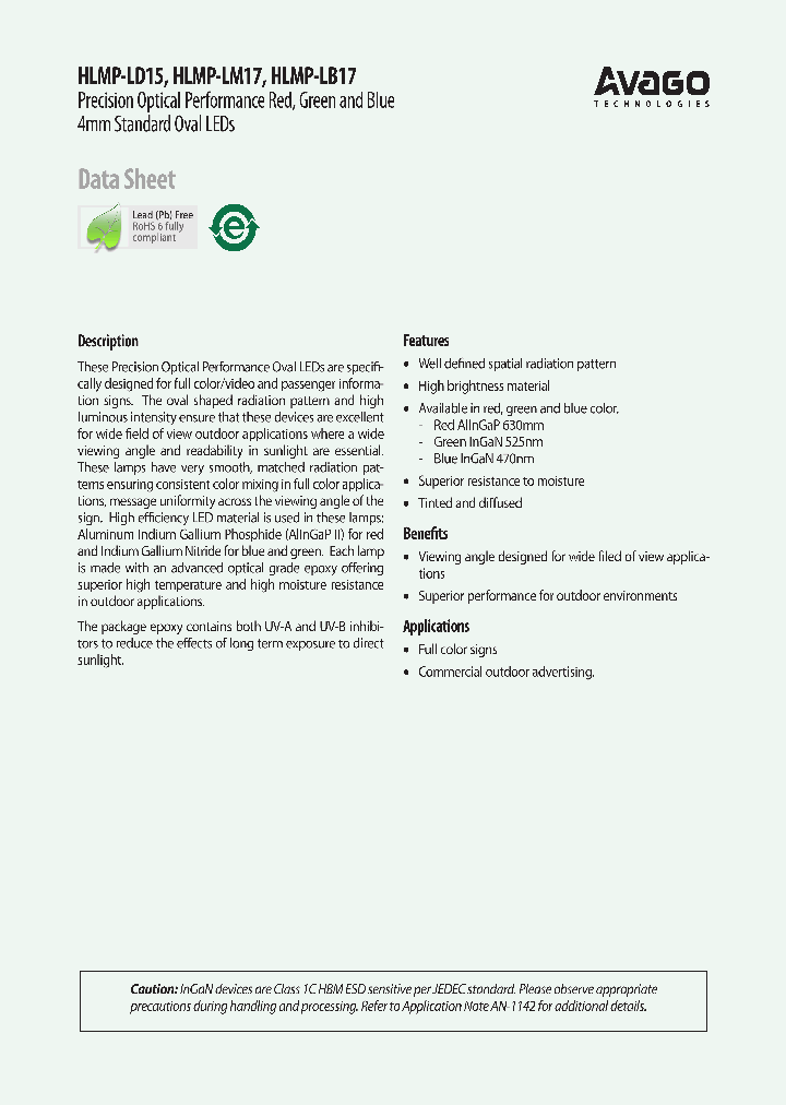 HLMP-LD15-NPTDD_3834234.PDF Datasheet