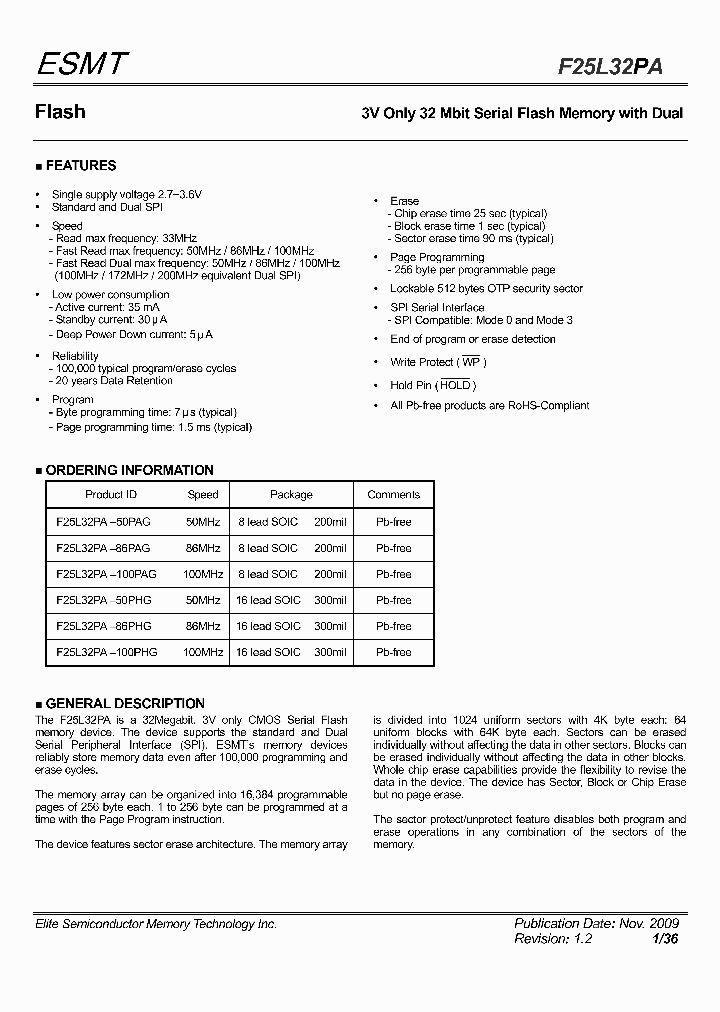 F25L32PA-86PHG_3833640.PDF Datasheet